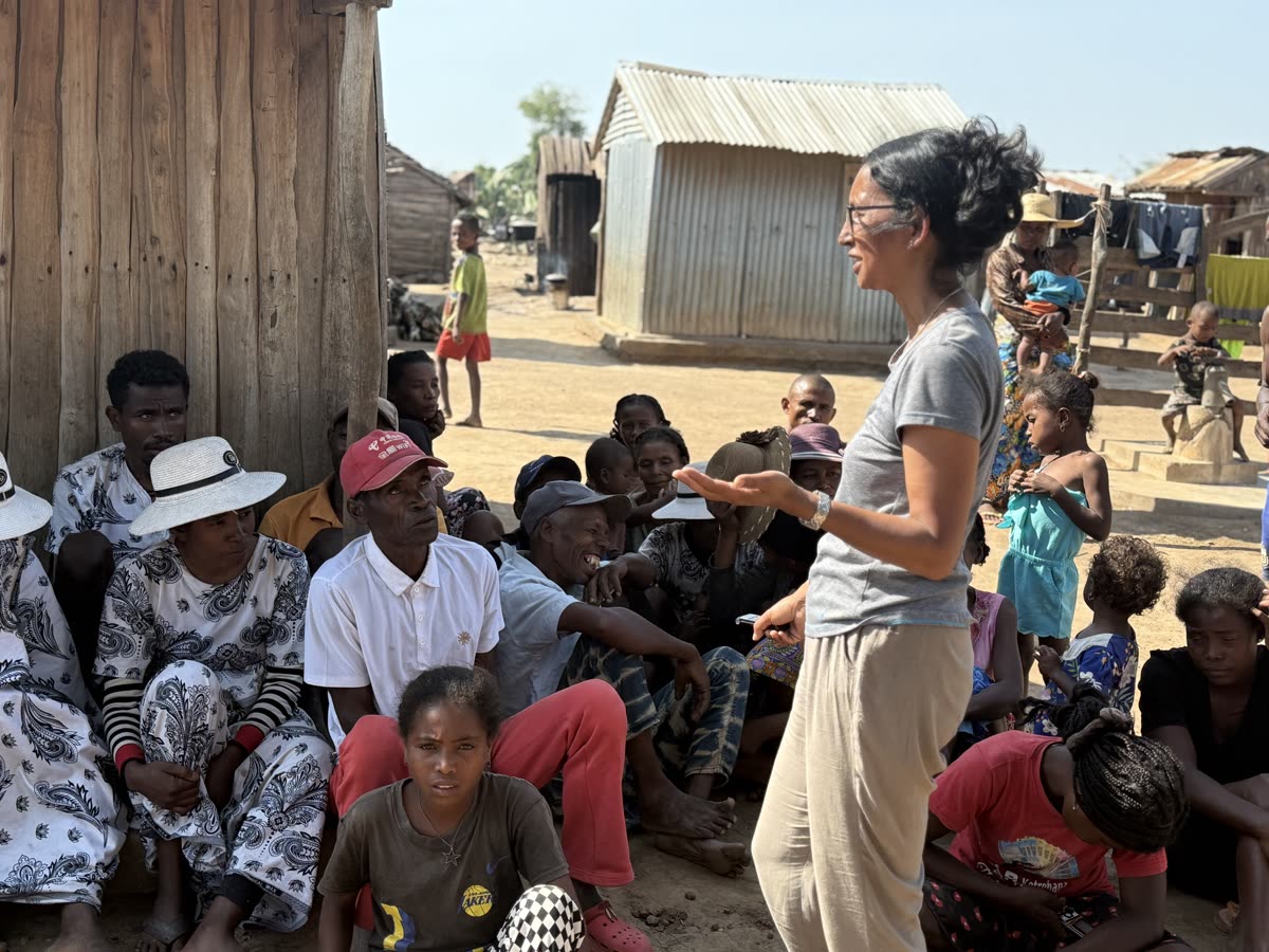 A community focus group in Madagascar
